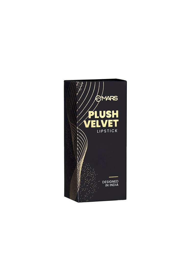 Mars Plush Velvet Ultra Matte Long Lasting Bullet Lipstick Mauve Red 19 - Indya