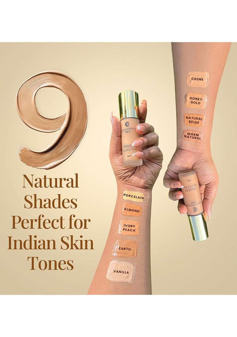 Coloressence True Tone Premium Foundation 30Ml Vanila 05 - Indya