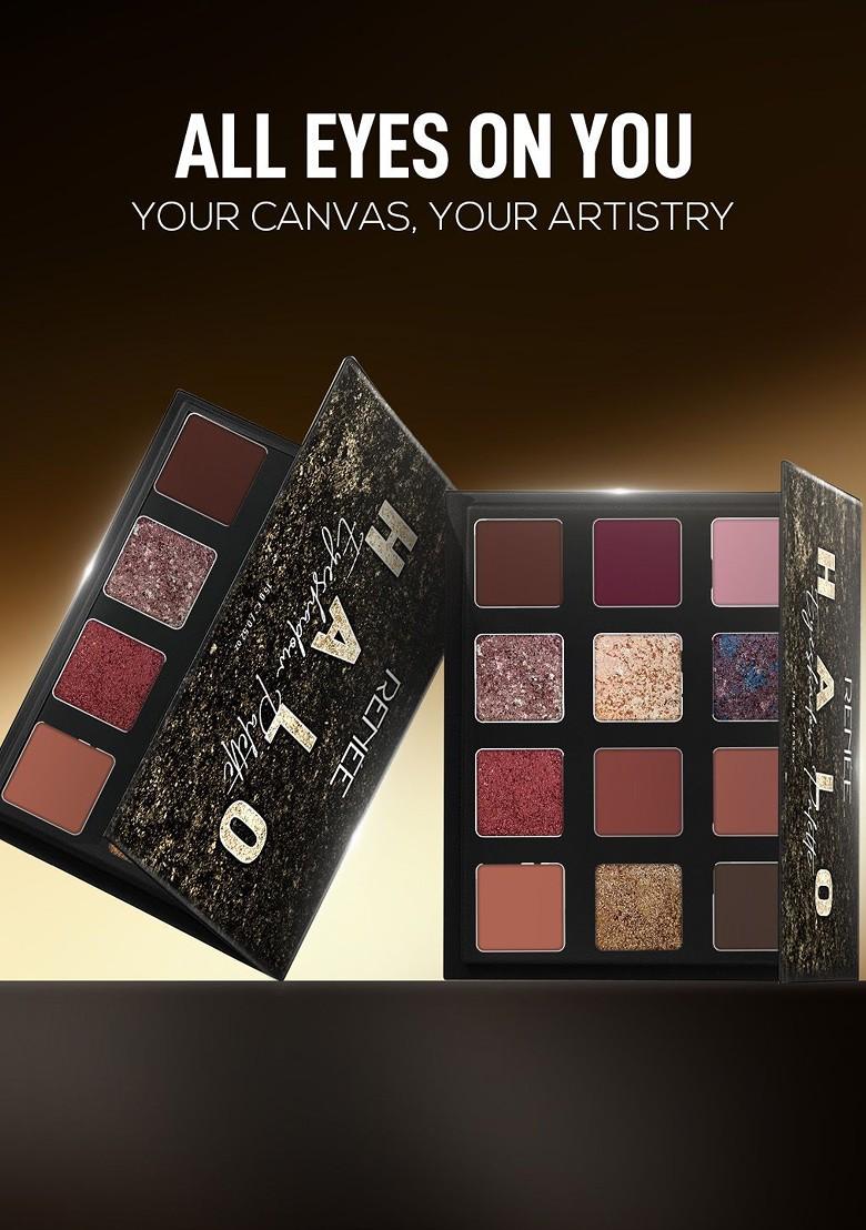 Renee Halo Matte Shimmer Eyeshadow Palette 15G Nude