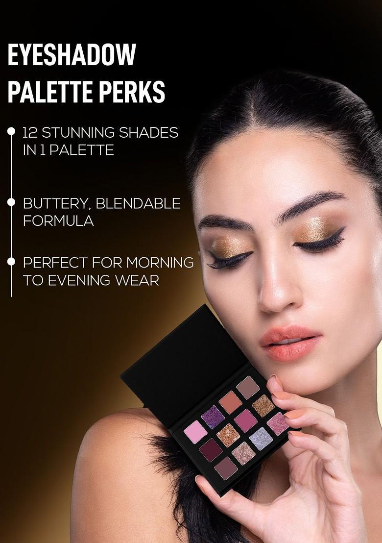 Renee Halo Matte Shimmer Eyeshadow Palette 15G Nude