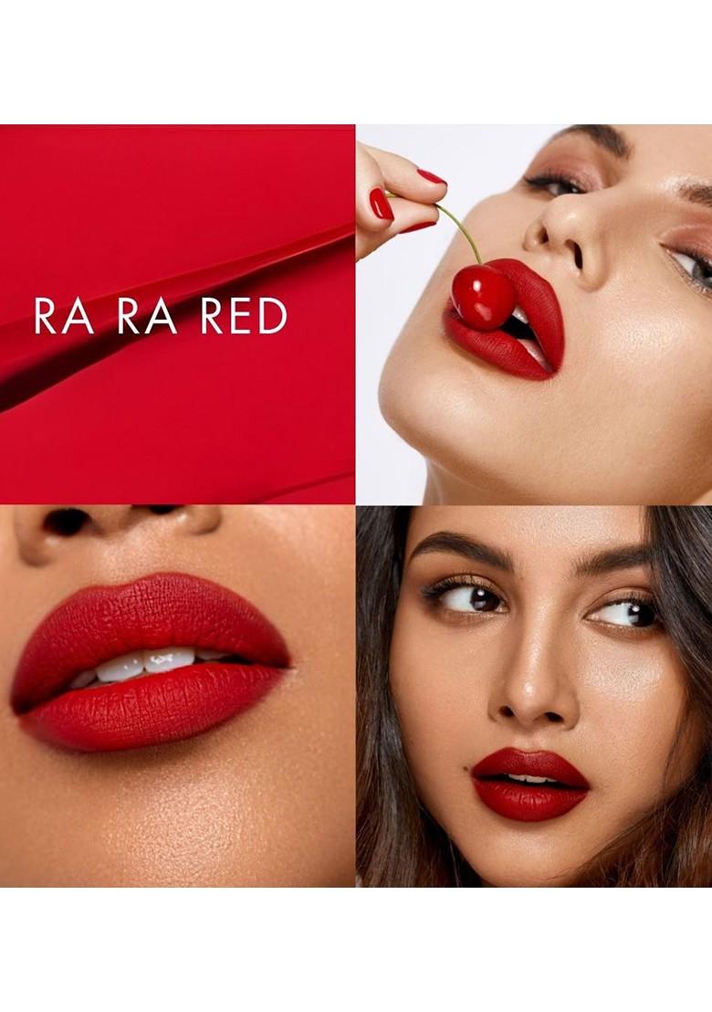 Hyue Hydra Matte Liquid Lipstick Ra Red With Jojoba And Almond Oil 2 2Ml