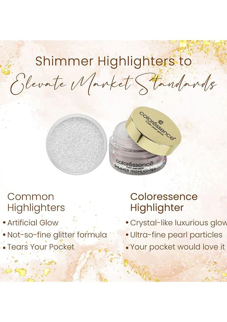Coloressence Glowdust Shimmer Highlighter 1G Shade Copper