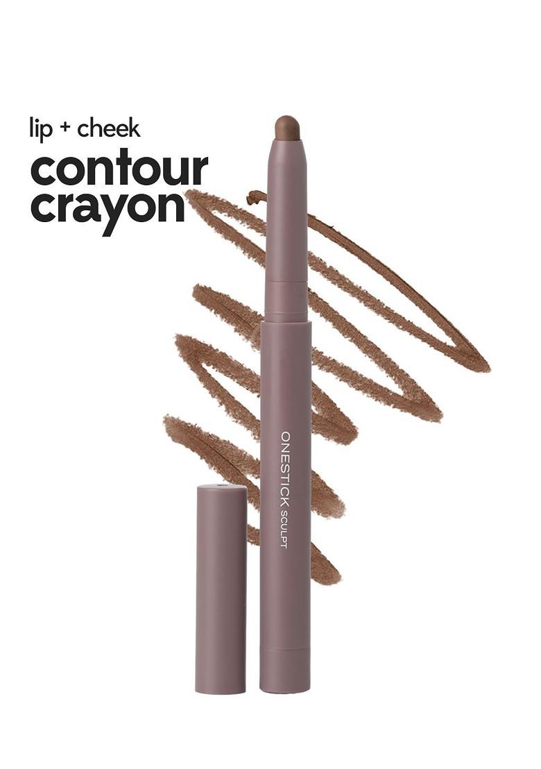 Ruby'S Organics Onestick Sculpt Lip And Cheek Crayon 1 G Sand