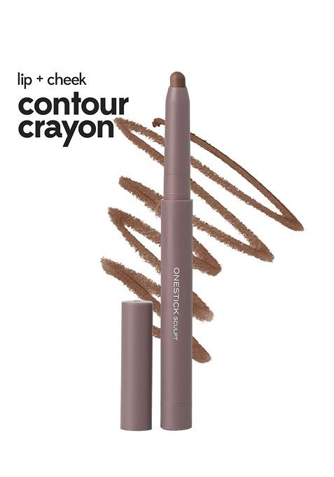 Ruby'S Organics Onestick Sculpt Lip And Cheek Crayon 1 G Sand