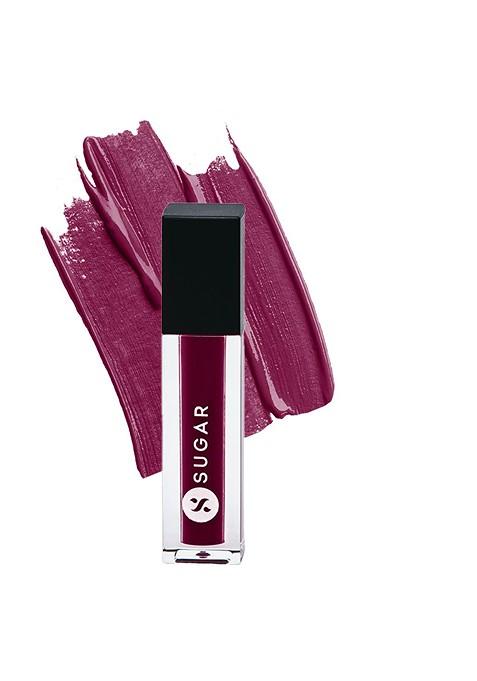 Sugar Smudge Me Not Mini Liquid Matte Lipstick With Vitamin E 1 1Ml 08 Wine And Shine
