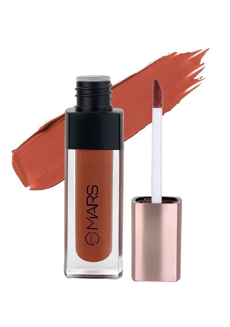 Mars Popstar Non Transfer Long Lasting Matte Liquid Lipstick 6Ml Closeup 01 - Indya