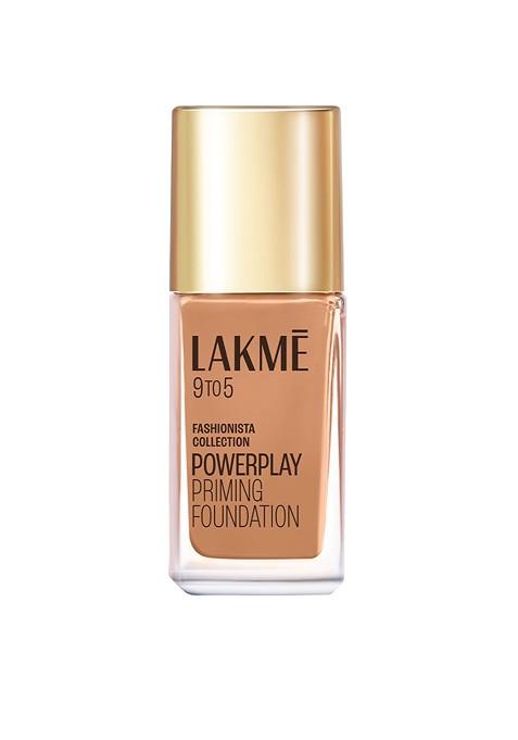 Lakme 9To5 Powerplay Priming Foundation With Built In Primer Spf20 25Ml Neutral Almond