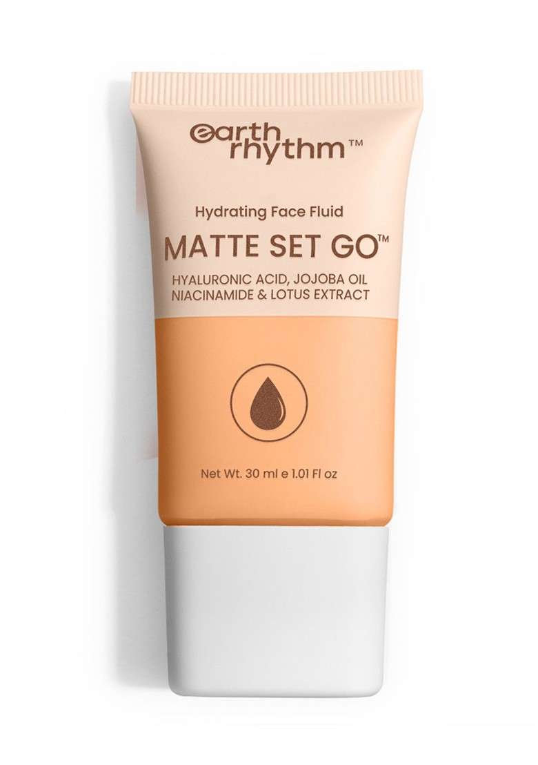 Earth Rhythm Matte Set Go Hydrating Face Fluid Spf 30 Foundation 30Ml Toasty Taut - Indya