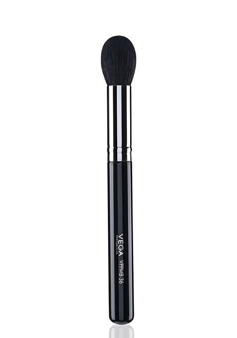 Vega Professional Vppmb 36 Soft Bristles Focused Blush Brush Black