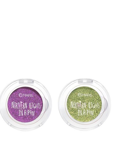 Mars Pack Of 2 Shimmer Eyeshadows Norwegian Nights 04 Canadian Gleam