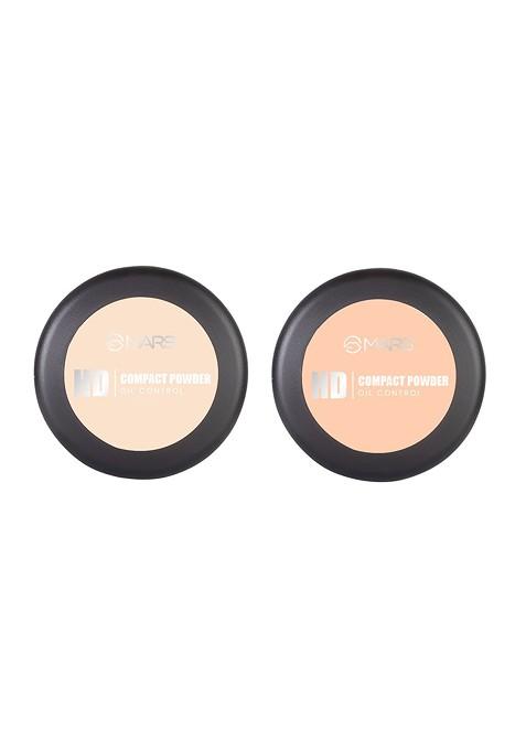 Mars Ultra Fine Matte Hd Oil Control Compact Powder Butter Scotch 03 Brown Sugar 04