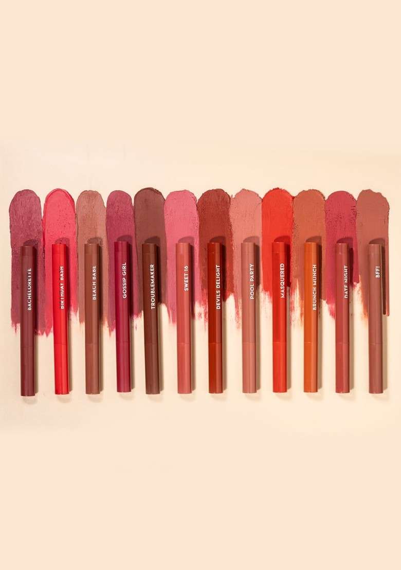 Pac Moody Matte Smudge Proof Transfer Lipstick Birthday Bash - Indya