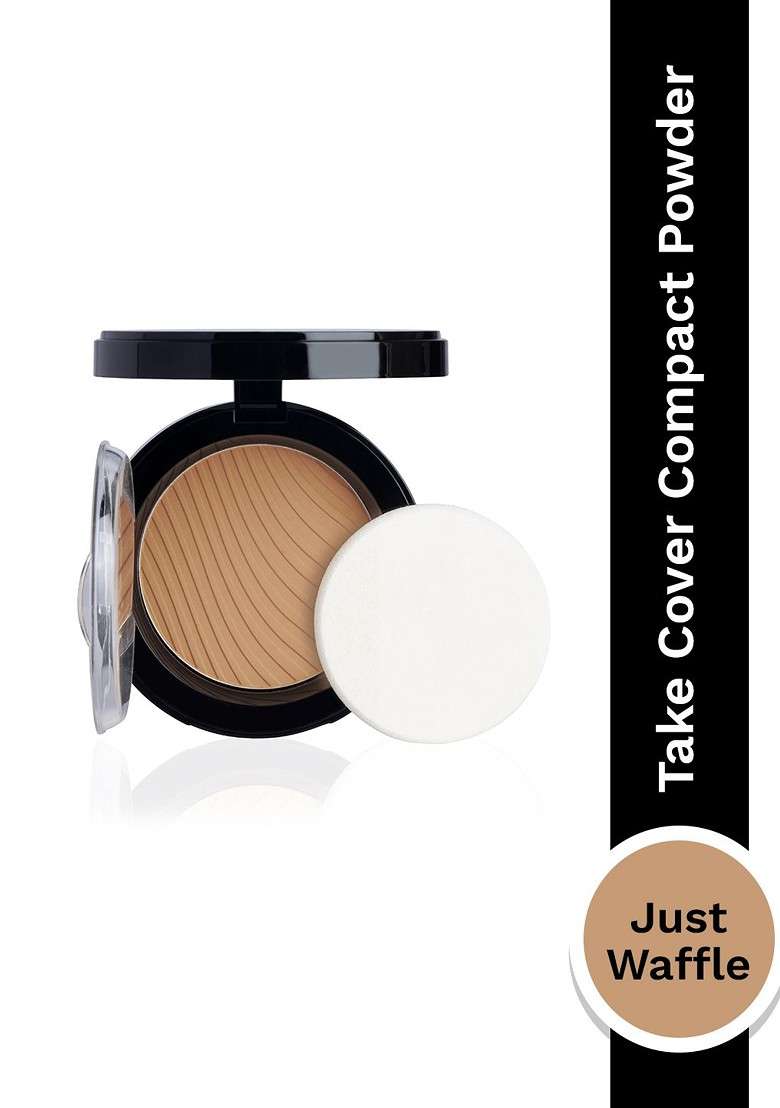Pac Silky Pay Off Take Cover Compact Powder 7 85 G Just Waffle 13 - Indya