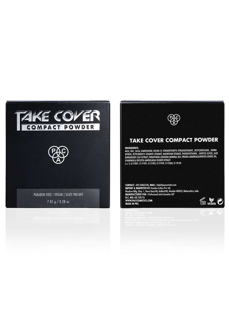 Pac Silky Pay Off Take Cover Compact Powder 7 85 G Coppermint 16 - Indya