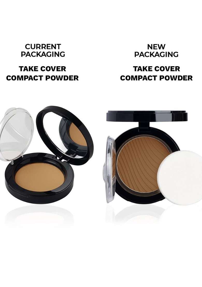 Pac Silky Pay Off Take Cover Compact Powder 7 85 G Toffee Trip 17 - Indya
