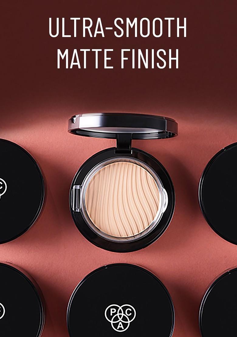 Pac Take Cover Matte Full Coverage Compact Powder Coco Shell 08