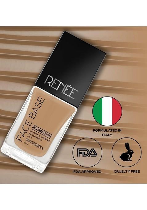 Renee Face Base Oil Free Matte Pore Fix Liquid Foundation With Hyaluron 23 Ml Vienna