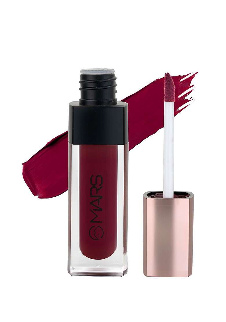 Mars Popstar Non Transfer Long Lasting Matte Liquid Lipstick Wild Chase 13 - Indya