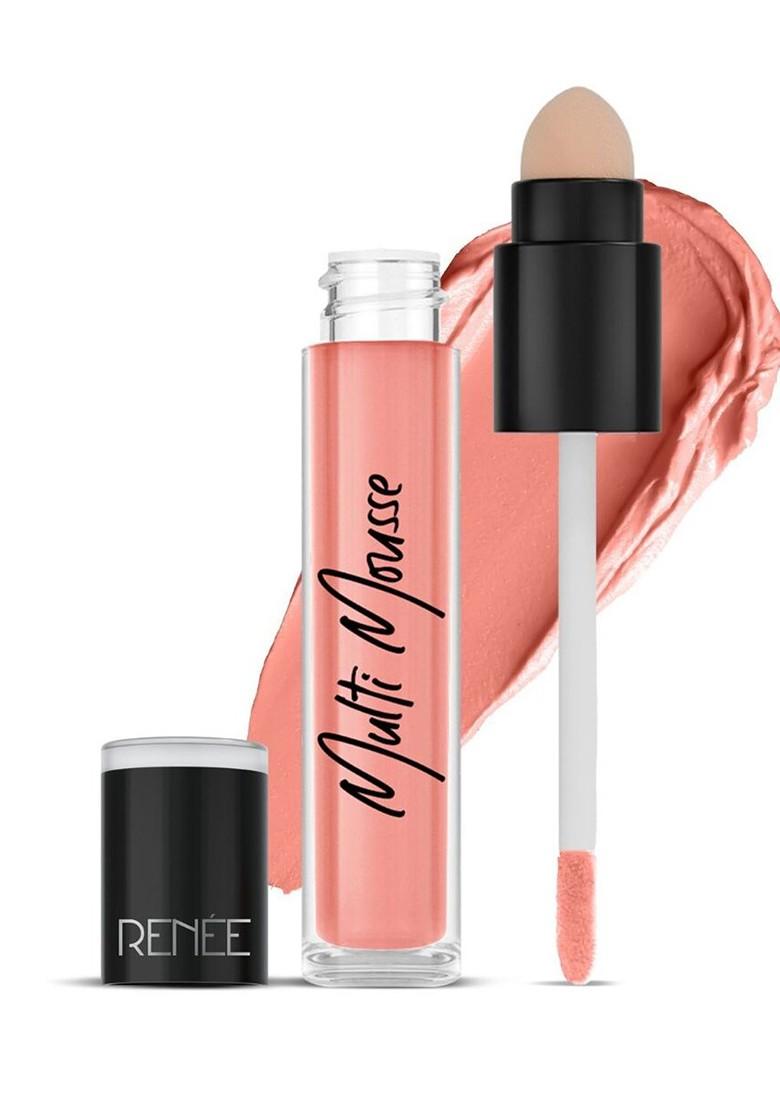 Renee Multi Mousse For Lips Cheeks Eyes With Vitamin E 5Ml Peach Parfait