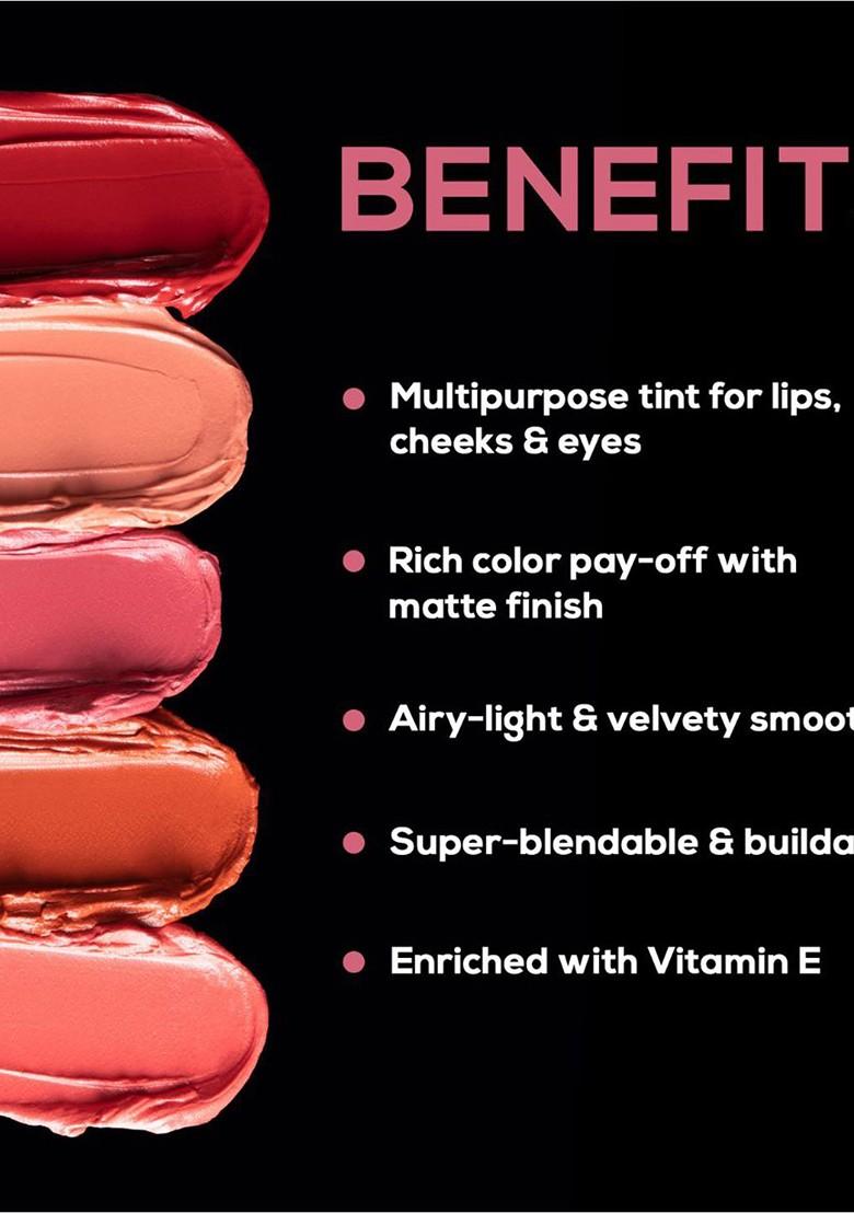 Renee Multi Mousse For Lips Cheeks Eyes With Vitamin E 5Ml Peach Parfait