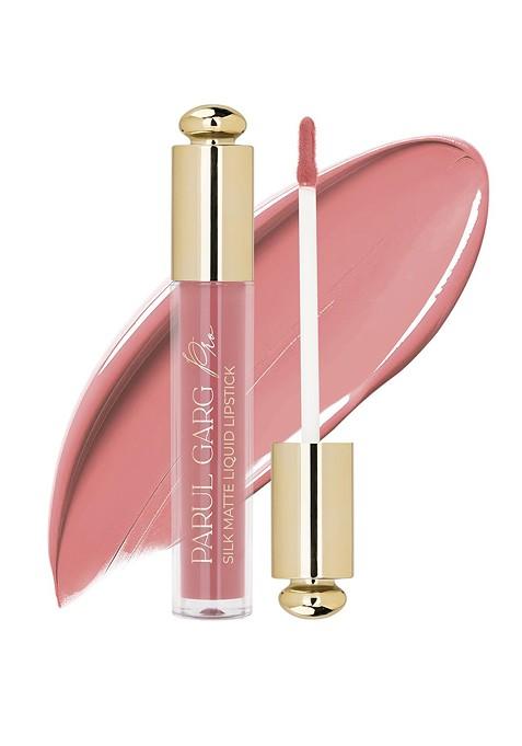 Parul Garg Smudge Proof Matte Lipstick With Shea Butter Vitamin E Zinnia Light Pink 3Ml