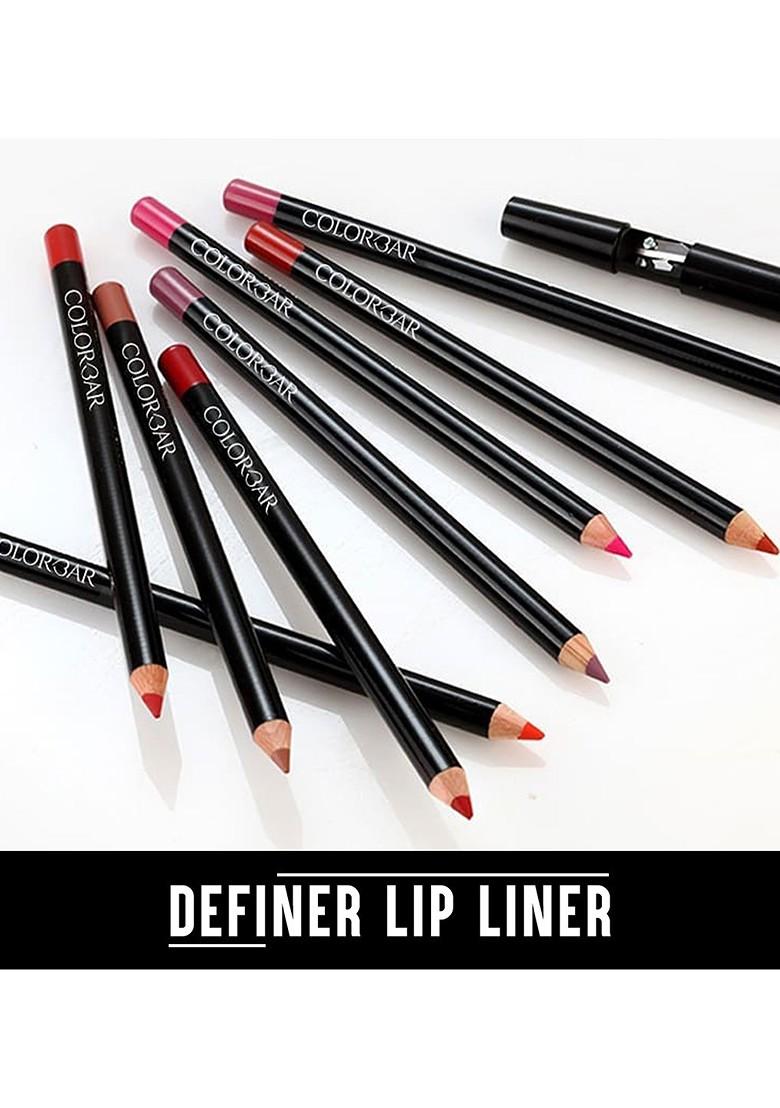 Colorbar Definer Lip Liner Pencil With Sharpener 1 45 G Clear Red 001