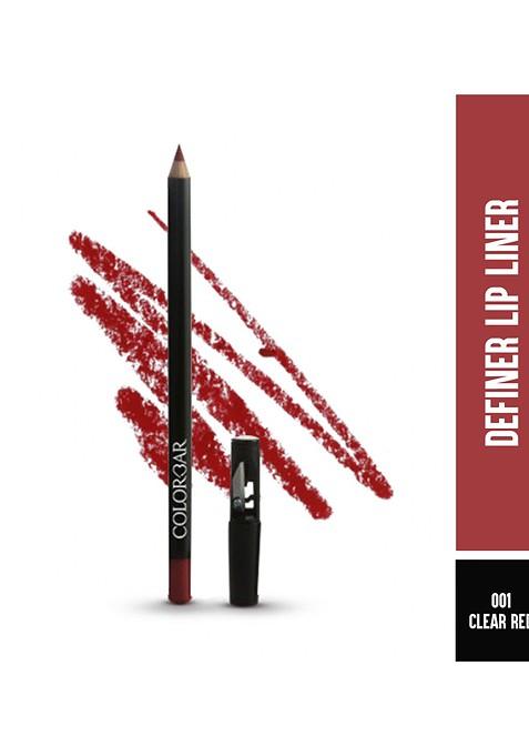 Colorbar Definer Lip Liner Pencil With Sharpener 1 45 G Clear Red 001