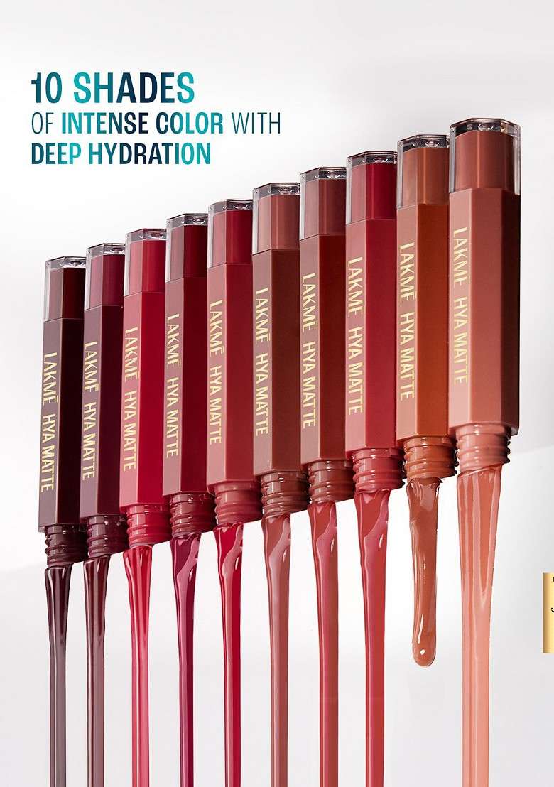 Lakme 9To5 Hya Matte Liquid Lipstick With Hyluronic Acid Vit E 5 3Ml Coffee Break H04 - Indya