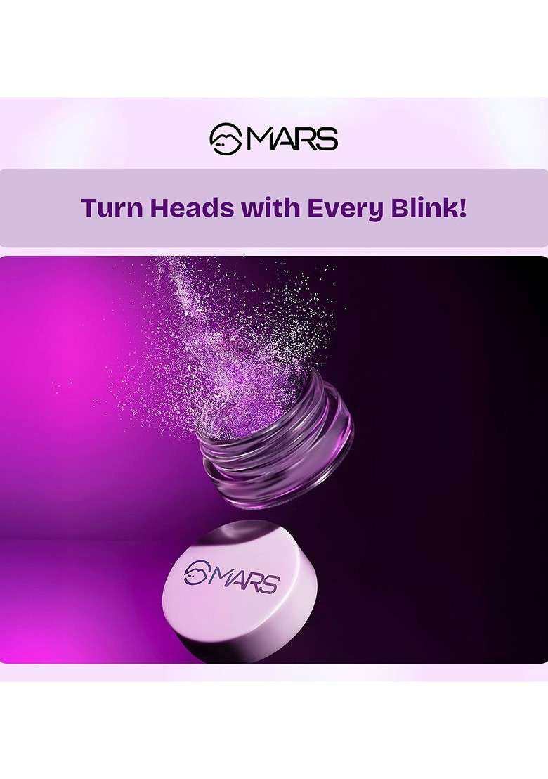 Mars Starlit Pot Shimmer Duo Chrome Eyeshadow Shade 01 - Indya