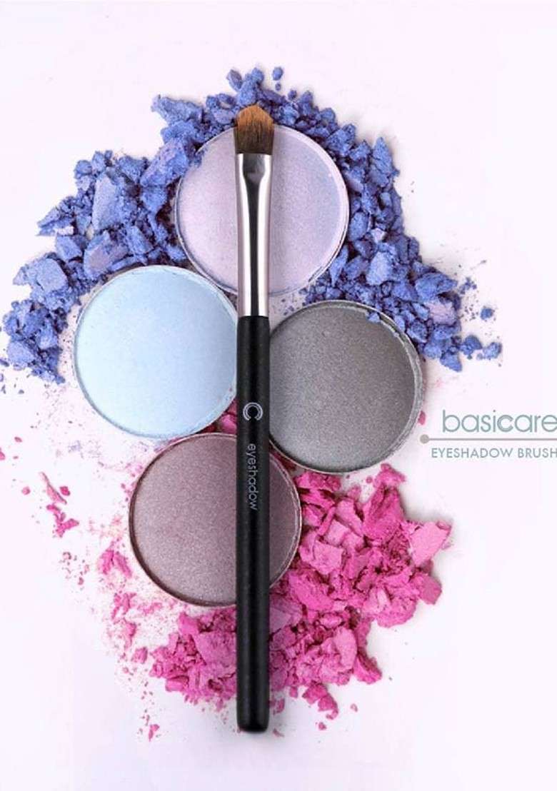 Basicare Soft Nylon Bristles Shaping Blending Eyeshadow Brush Black - Indya