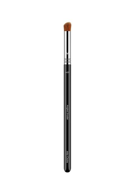 Miss Claire Chrome Angled Shader Brush M29 Black Silver Toned