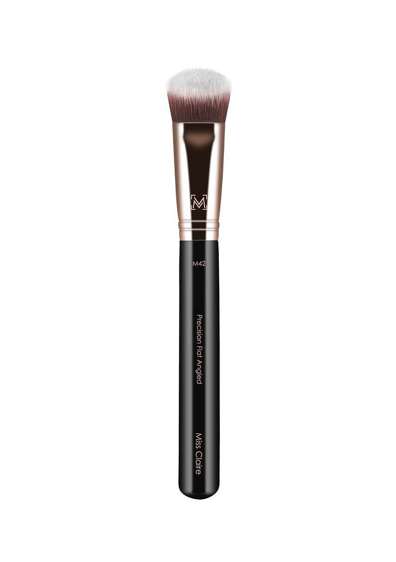 Miss Claire Precision Flat Angled Brush M42 Black Rose Gold Toned - Indya