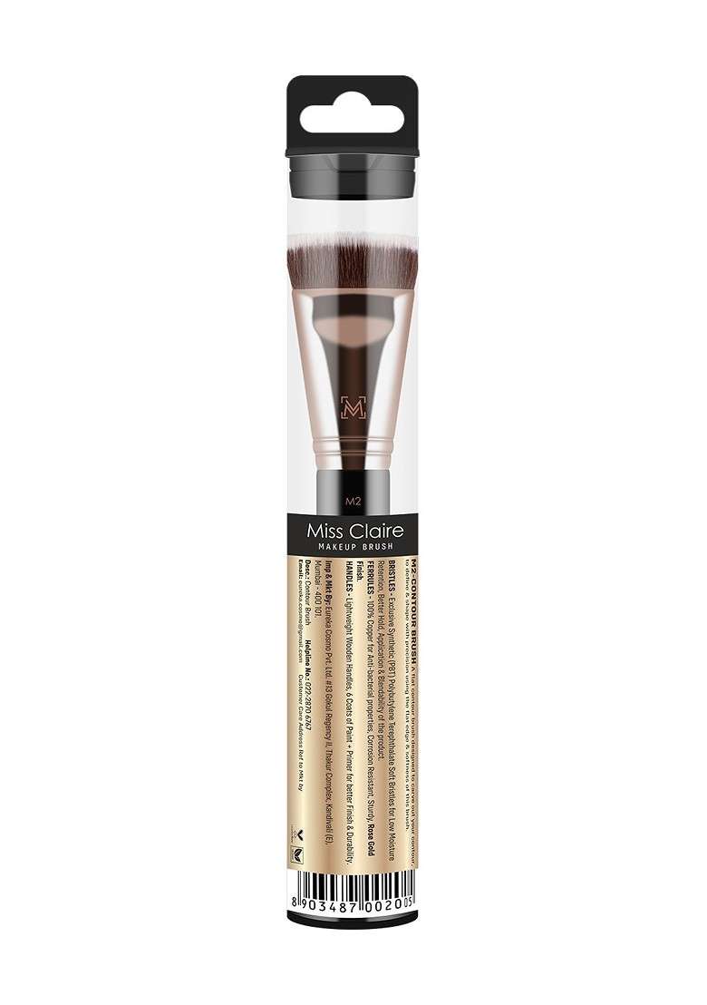 Miss Claire Contour Brush M2 Black Rose Gold Toned - Indya