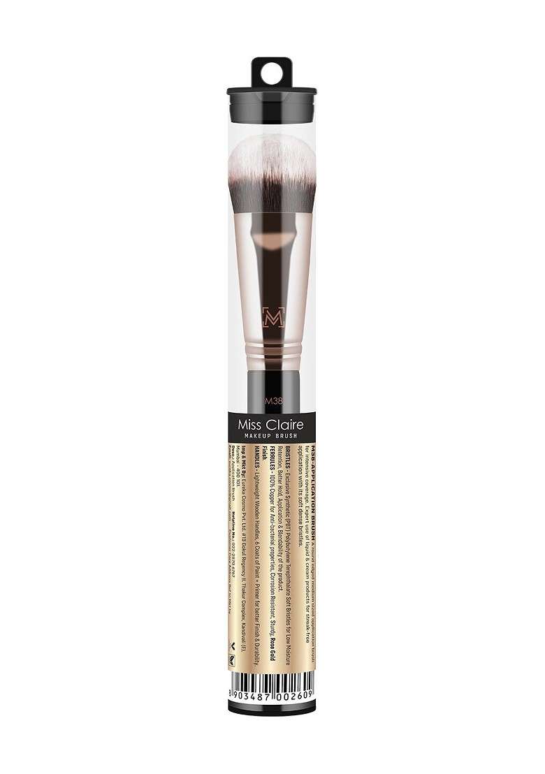 Miss Claire Application Brush M38 Black Rose Gold Toned - Indya