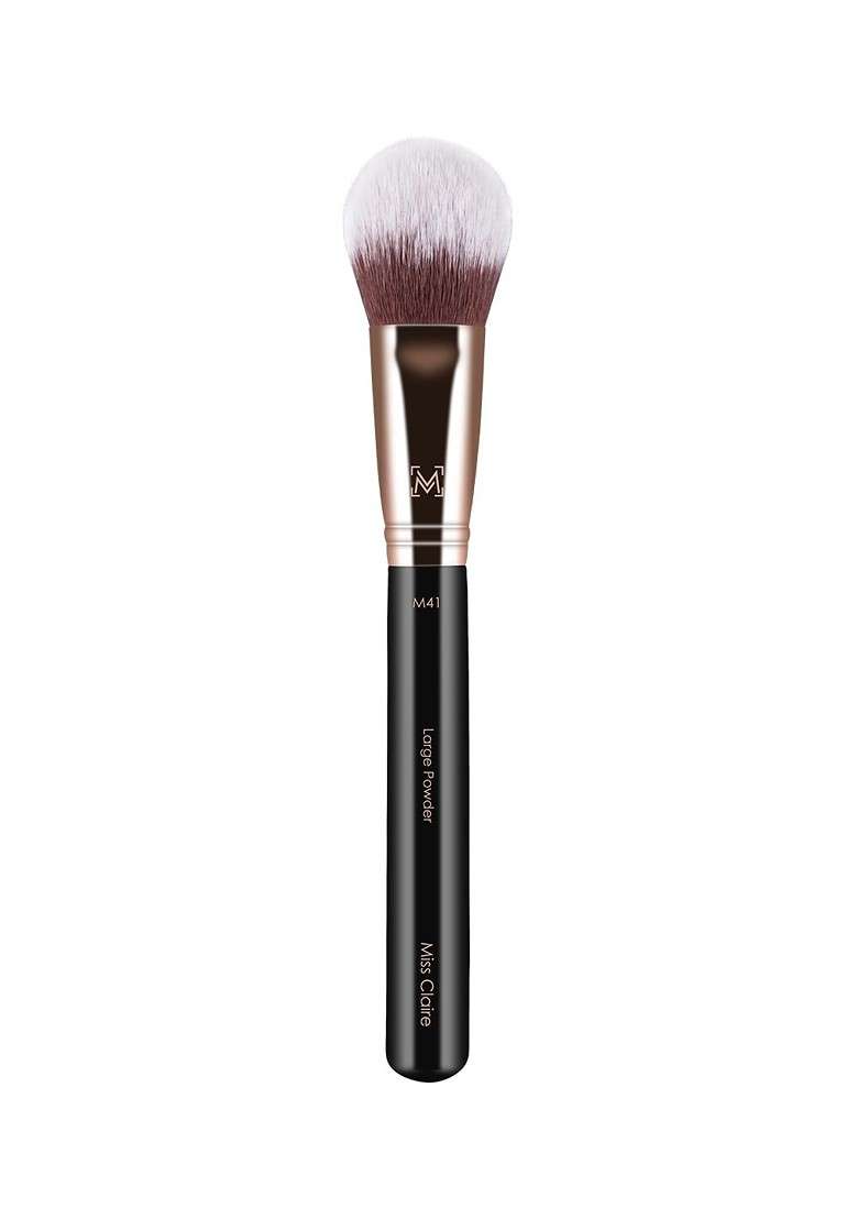 Miss Claire Large Powder Brush M41 Black Rose Gold Toned - Indya
