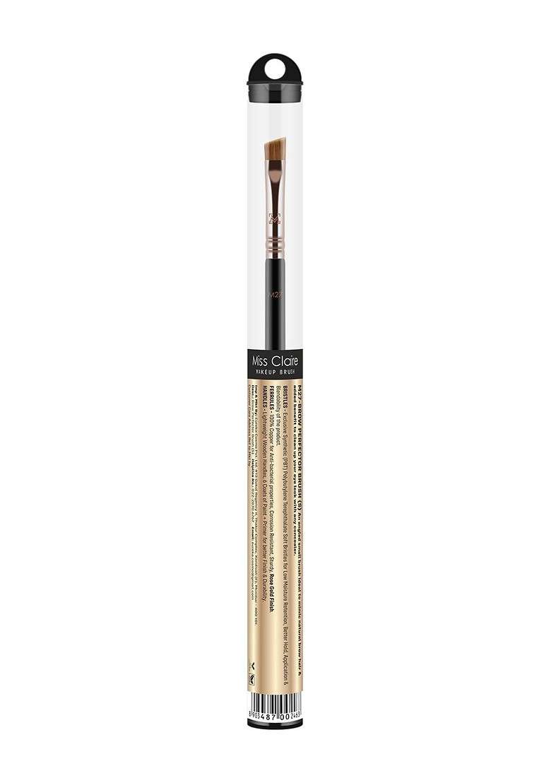 Miss Claire Brow Perfector Brush M27 Black Rose Gold Toned - Indya