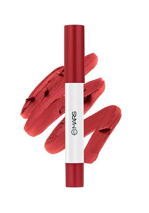 Mars Cloud Kiss Soft Matte Long Lasting Lip Crayon With Rice Starch Rosy Evening 06
