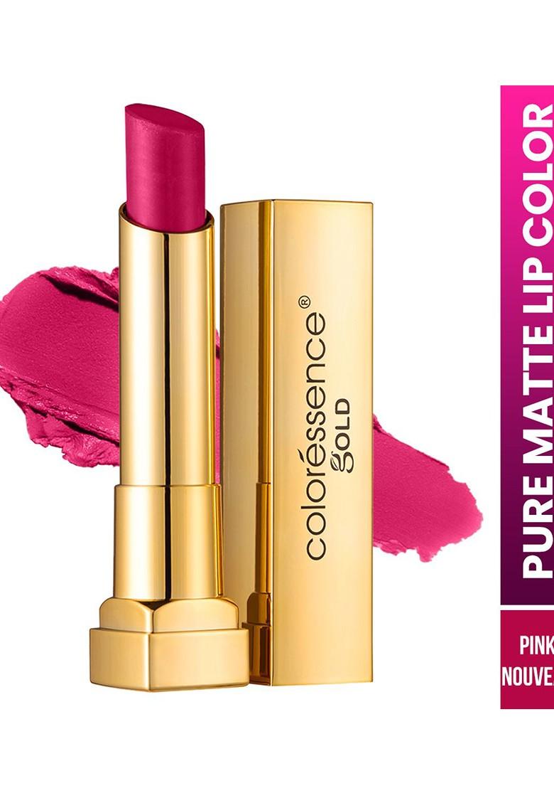 Coloressence Gold Long Lasting Pure Matte Lipstick 3 Gm Pink Nouveau Vml