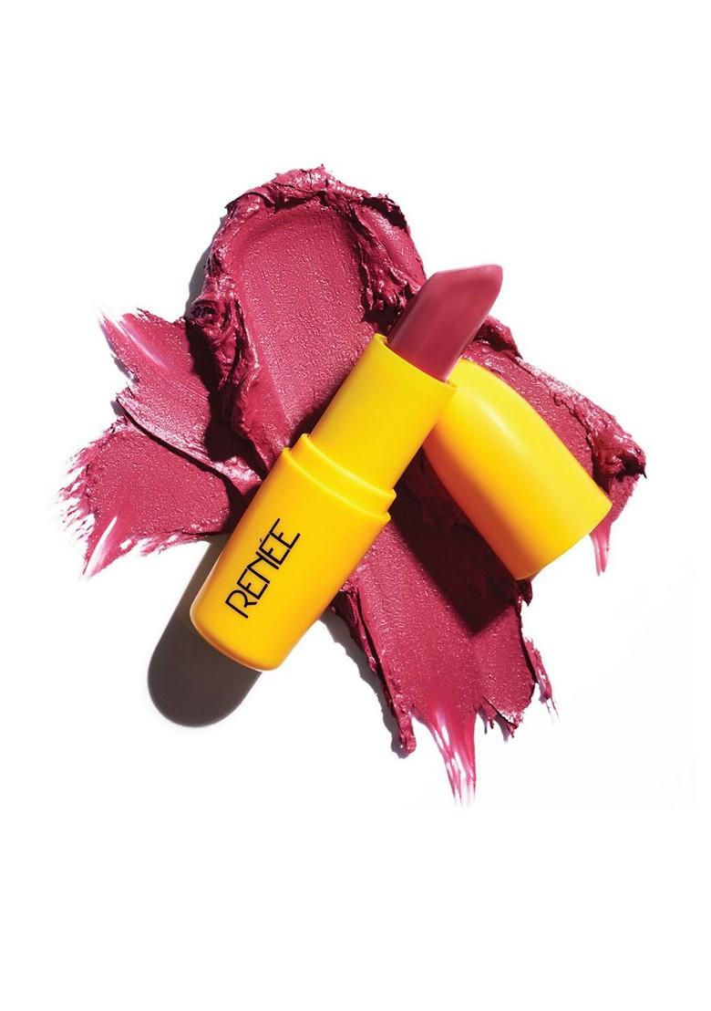 Renee Everyday Matte Lipstick With Vitamin C Hyaluronic Acid 3 G Brownie 06