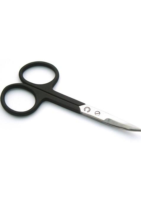 Basicare Black Nail Scissor With Rubber Handle