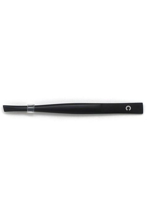 Basicare Matt Black Tweezer Slant Tip