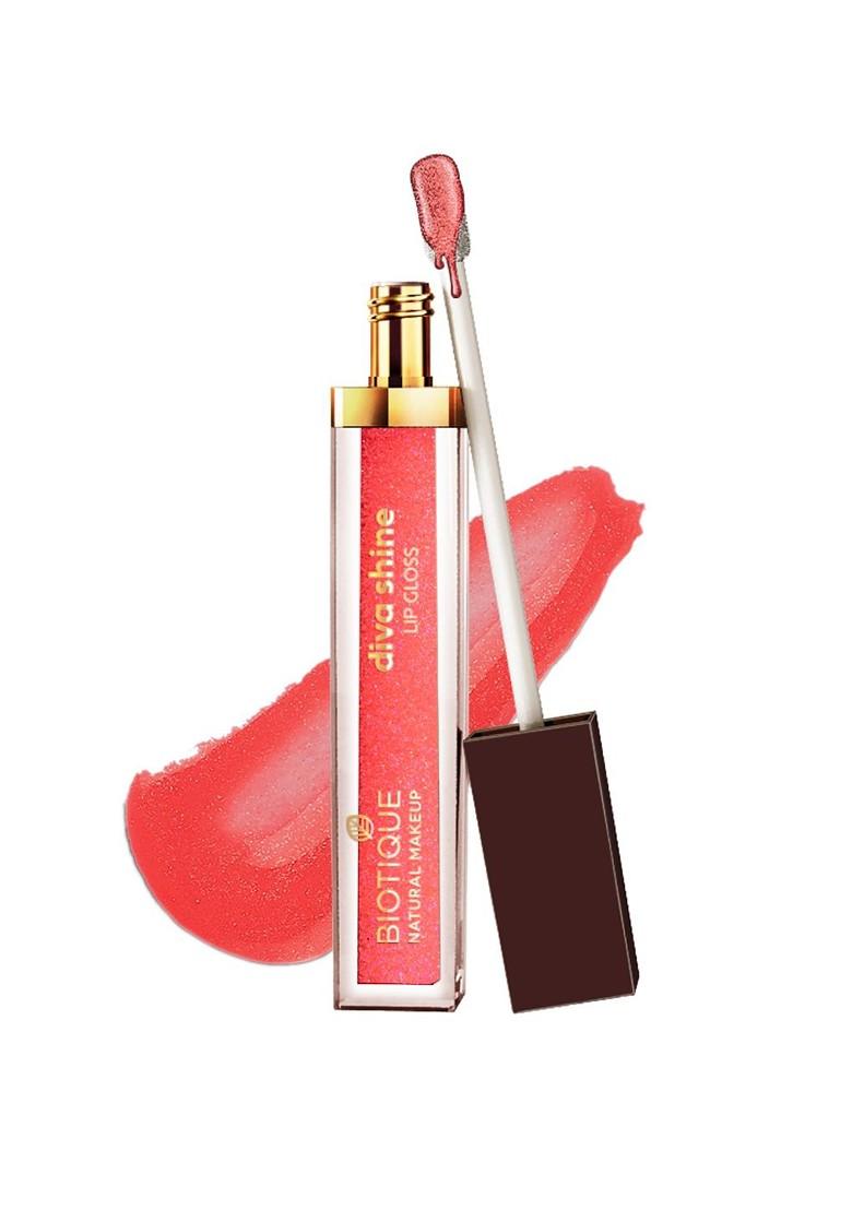 Biotique Natural Makeup Diva Shine Peach On The Beach Lip Gloss N101