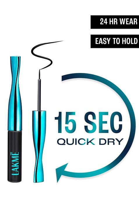 Lakme 9To5 Eyeconic Liquid Eyeliner Waterproof Smudgeproof Lasts 24Hr 4 5Ml Black