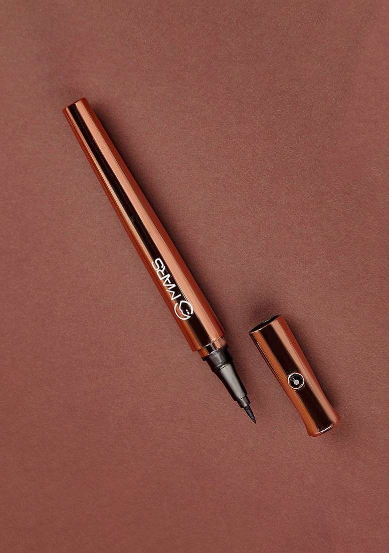 Mars Ink Black Smudge Proof Liquid Eyeliner Pen 1Ml Rich - Indya