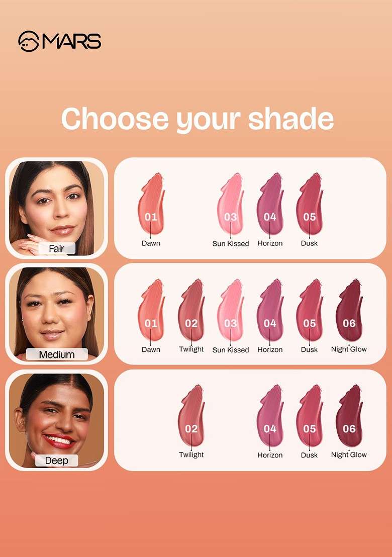 Mars Blush Hour Matte Finish Liquid 12Ml Dusk 05 - Indya