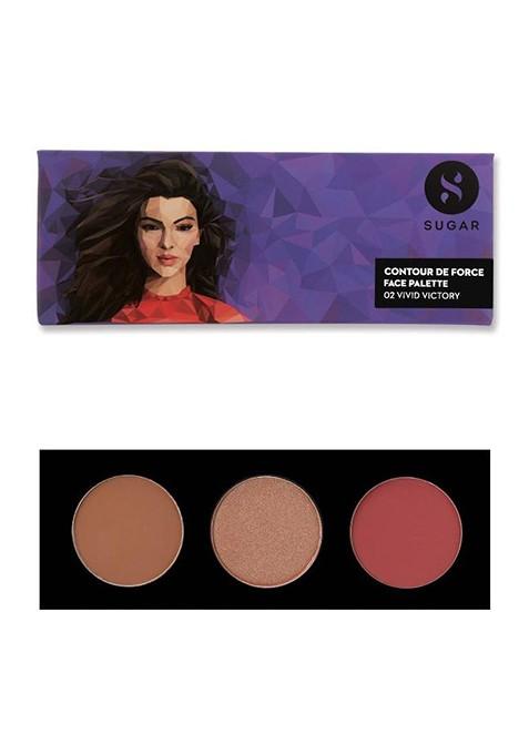 Sugar Contour De Force Lightweight Face Palette 12 G Vivid Victory 02
