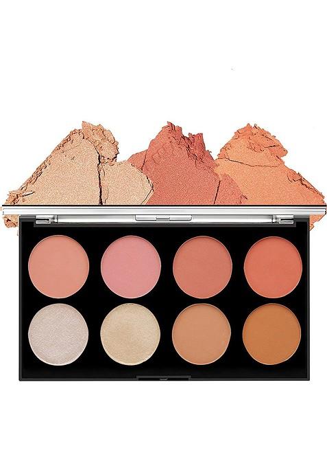 Mars Women Fantasy Highlighter Blusher Contour Intense Pigmented Face Palette