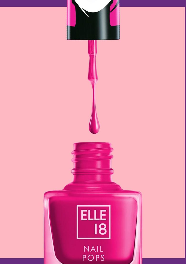 Elle 18 Nail Pops Long Lasting Polish Quick Dry Formula For Glossy Finish 5Ml 39