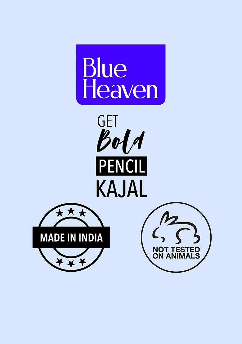 Blue Heaven Black Get Bold Pencil Kajal 3 2 G - Indya