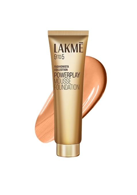 Lakme 9To5 Powerplay Mousse Foundation Mini Rose Ivory 6G